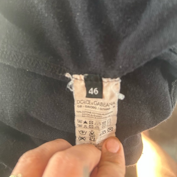 Dolce&Gabbana Y2K Drill Small Logo Mens Zip Hoodie size 46 - Picture 7 of 8